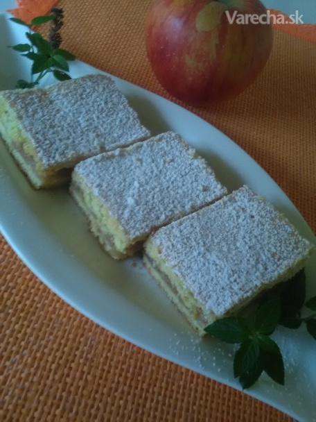 Jemný jablkový koláč (fotorecept)
