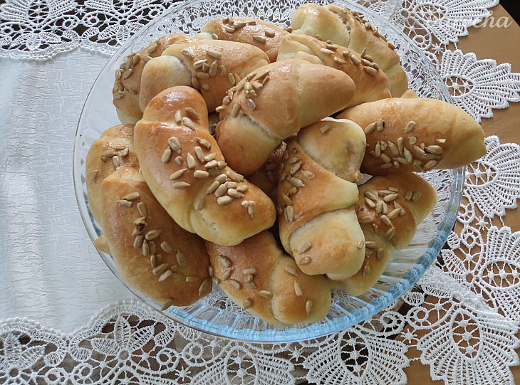 Kysnuté pizza rožky (fotorecept)