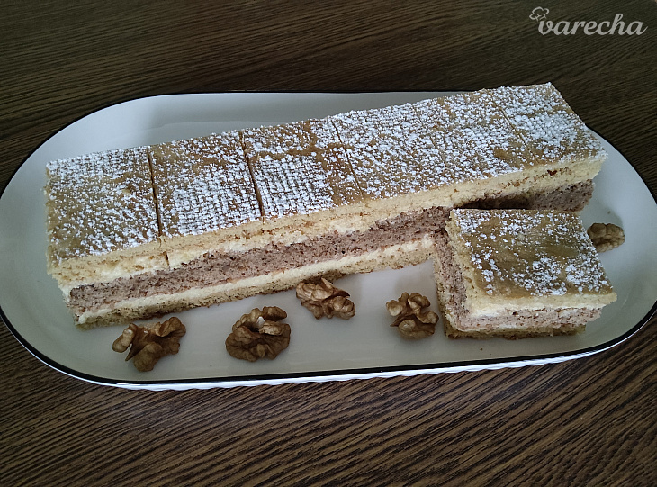 Orechový krémeš (fotorecept)