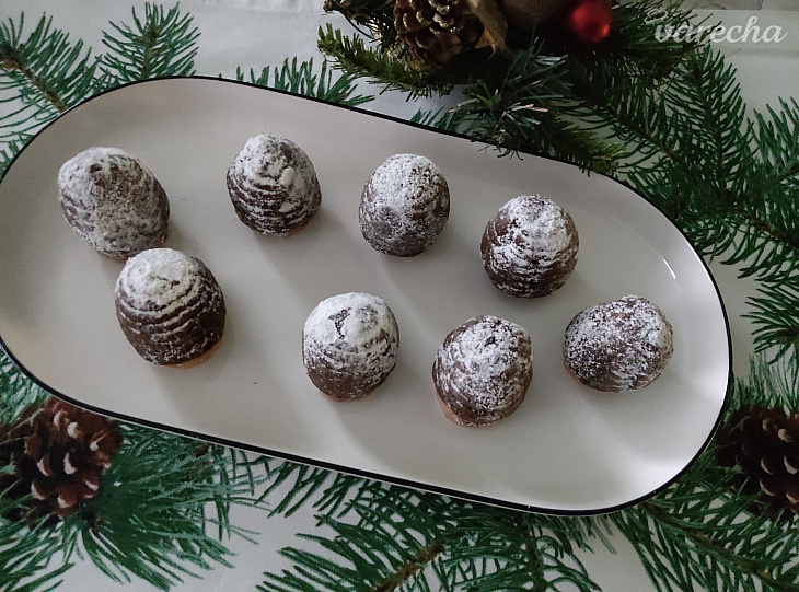 Zasnežené úliky z odrezkov (fotorecept)