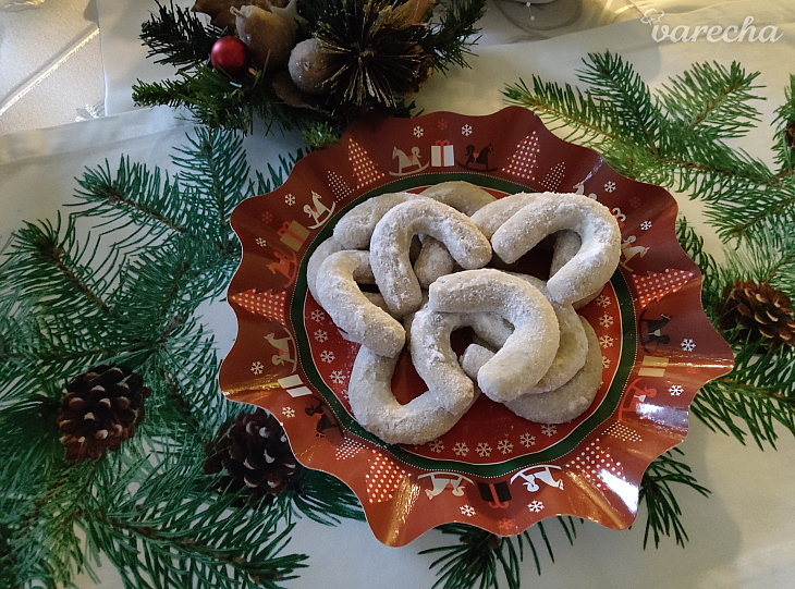 Vanilkové rožky bez vajíčka (fotorecept)