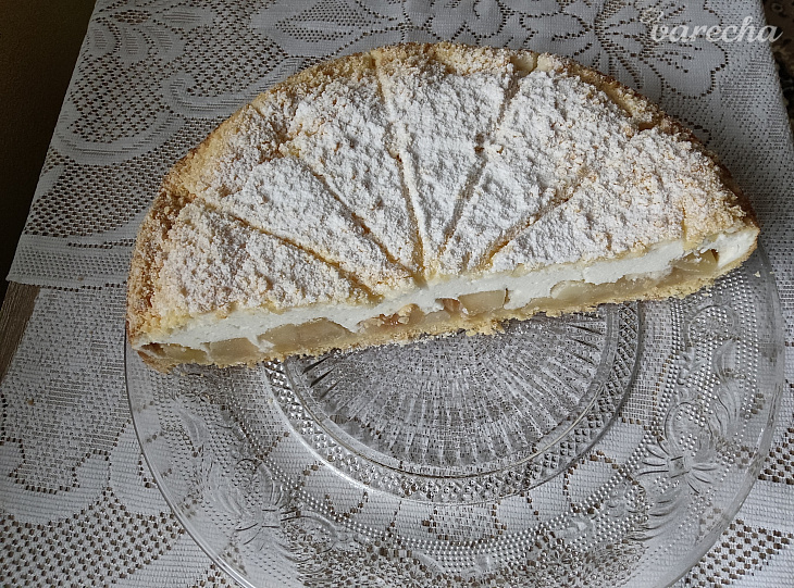 Jablkový koláč s penou (fotorecept)