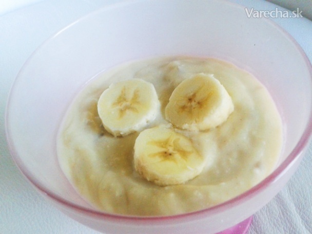 Vanilkovo-banánový ricottový puding