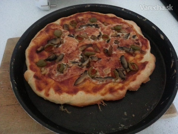 Pizza z misky rýchlokysky (fotorecept)