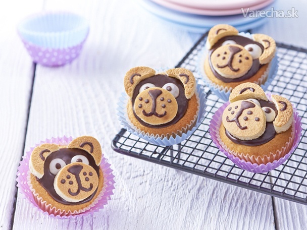 Cupcake à la „sladké medvedíky“