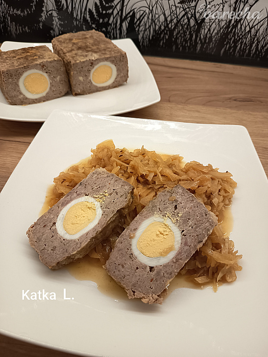 Sekaná plnená vajíčkom