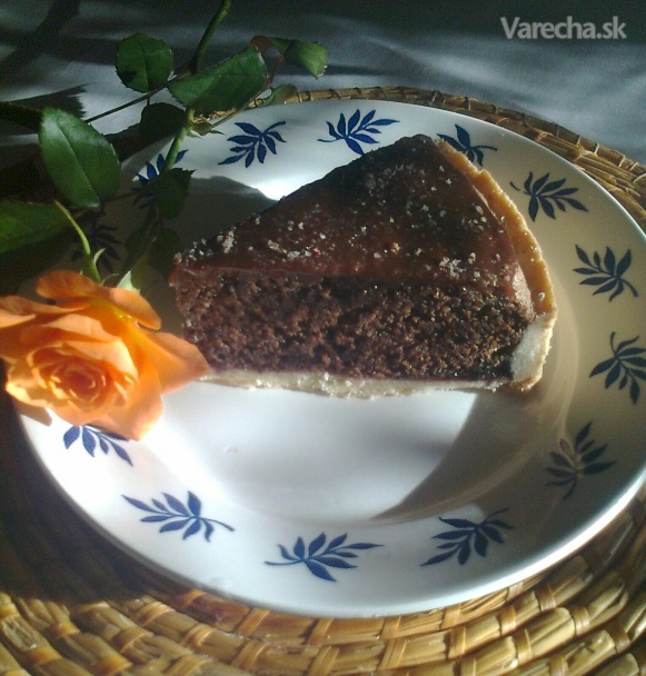 Orechovo-kakaový koláč (fotorecept)
