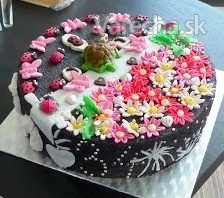 Maková torta bez múky s makovou plnkou s DIA cukrom