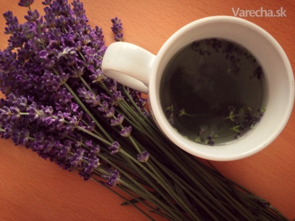 Levanduľovo-medovkový čaj (fotorecept)
