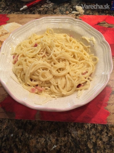 Špagety s výbornou bielou omáčkou
