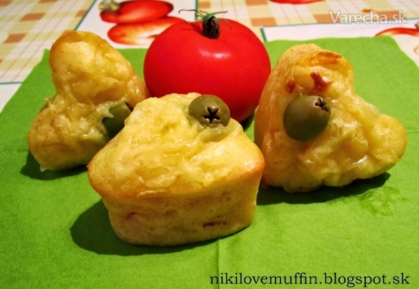 Šunkovo-syrové muffiny