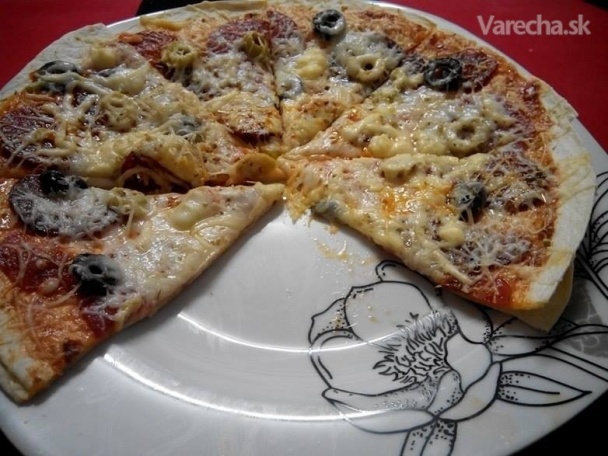 Tortillová Pepperoni pizza (fotorecept)