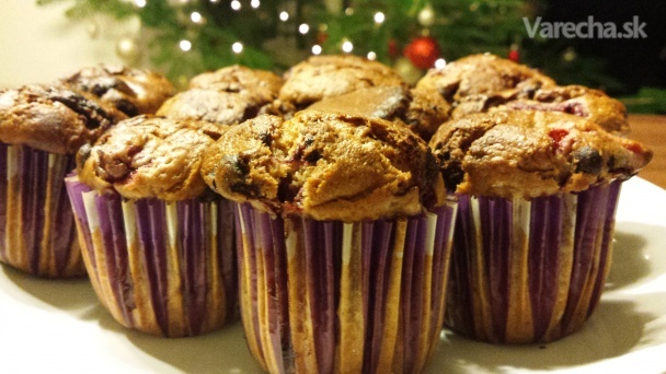 Malinové muffinky (fotorecept)