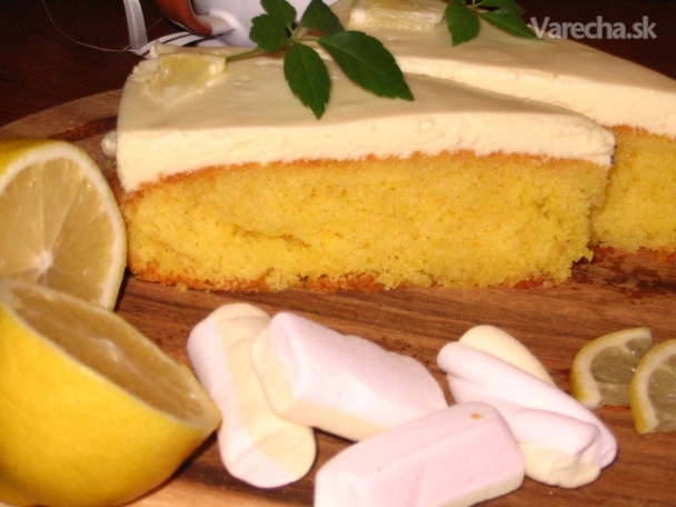 Recept - Citrónový koláčik s oblakom z Marshmallows