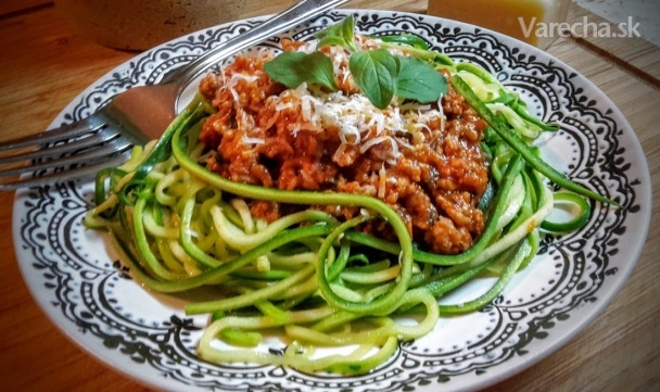 Cuketové špagety (fotorecept)