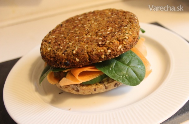 Zeleninový hamburger (fotorecept)