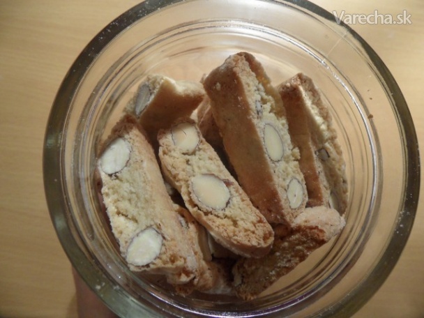 Mandľové sušienky - Cantuccini (fotorecept)