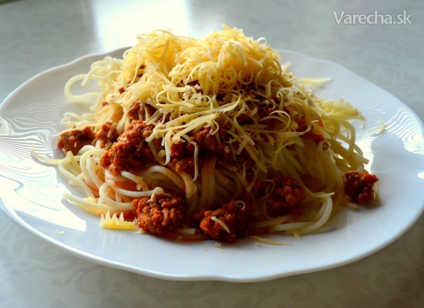 Recept - Falošné bolonské špagety