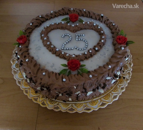 Torta k 25. narodeninám (fotorecept)