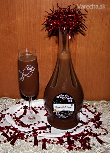 Vianočný čokoládový likér (fotorecept)