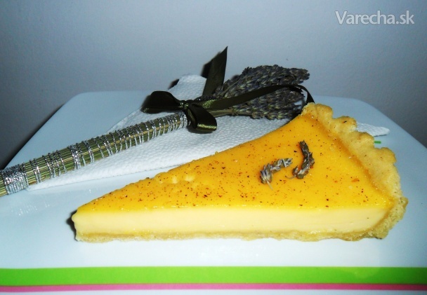 Žĺtkový koláč s vôňou levandule (fotorecept)