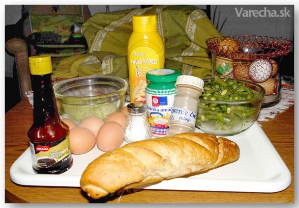 Vajičkovo-strukový, fazuľový šalát (fotorecept )