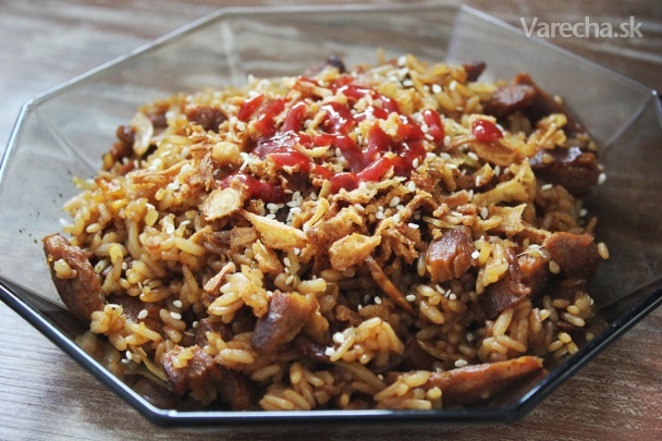 Opekaná ryža (vegan) (fotorecept)