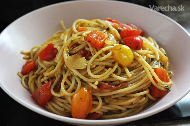 Svieže letné špagety (fotorecept)