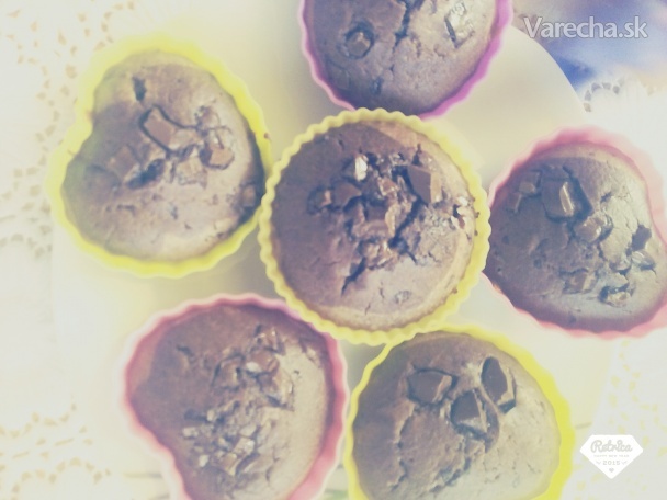 Čokoládové muffiny (fotorecept) 