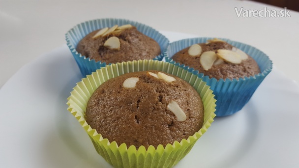 Čokoládové muffiny s mandľami (videorecept)