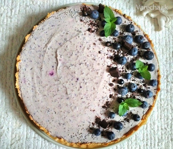 Čučoriedkový cheesecake