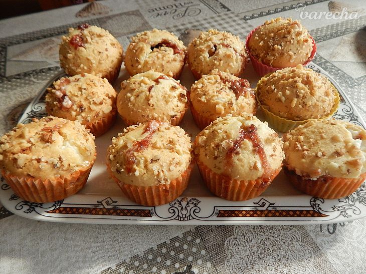 Hrnčekové muffiny s chuťou moravských koláčov (fotorecept)