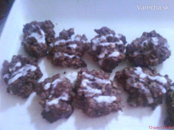 Kakaovo-ovsené sušienky (fotorecept)