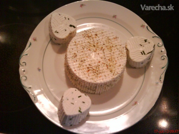 Kozí syr - domáca výroba (fotorecept)