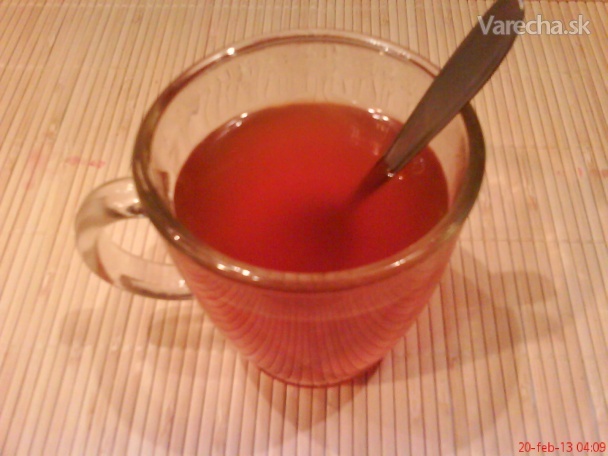 Karamelový čaj proti kašľu