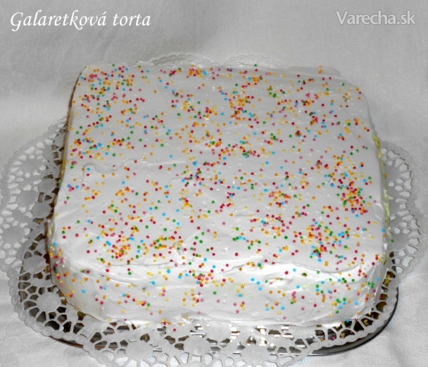 Galaretková torta (fotorecept)