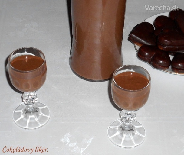 Čokoládový likér z Ľadových gaštanov (fotorecept)