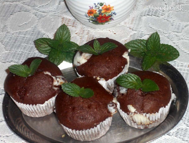 Čokoládové muffiny s mascarpone