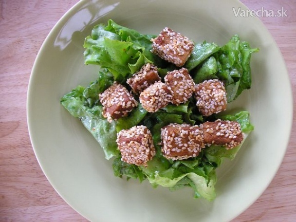 Sezamové tofu kocky