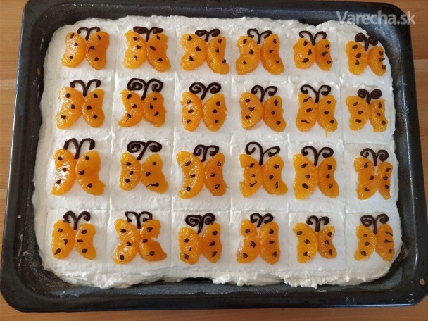 Motýlikový koláč pre Aleška (fotorecept)