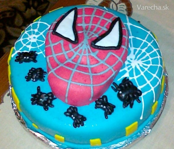 Torta spiderman (fotorecept)