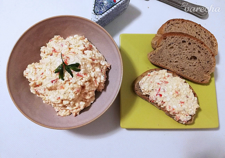 Nátierka so syrom s modrou plesňou (fotorecept)