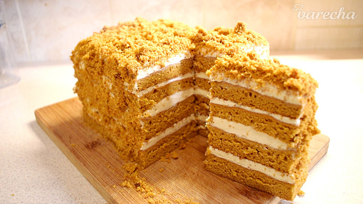 Medovo-karamelová kocka bez vaľkania -...