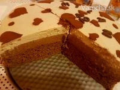 Trojfarebná čokoládová torta