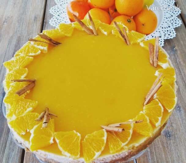 Pomarančovo-škoricový cheesecake