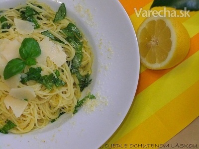 Recept - Spaghetti al limone