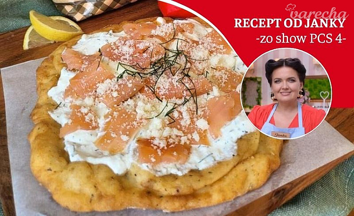 Bezlepkové langoše s vlákninou, lososom a kôprovým dresingom (videorecept)