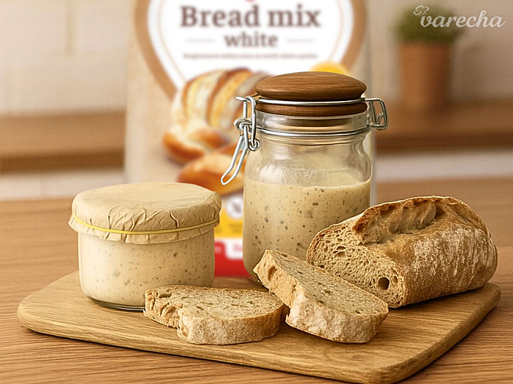 Bezlepkový kvások z múčnej zmesi Liana Bread mix White (videorecept)