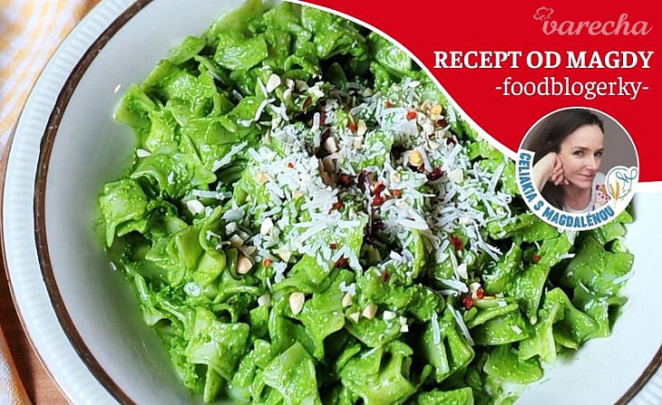 Bezlepkové fliačky s omáčkou z pečeného cesnaku a baby špenátu (videorecept)