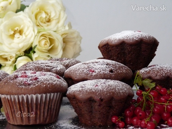 Kakaové muffiny (fotorecept)